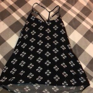 Black and white Tank top